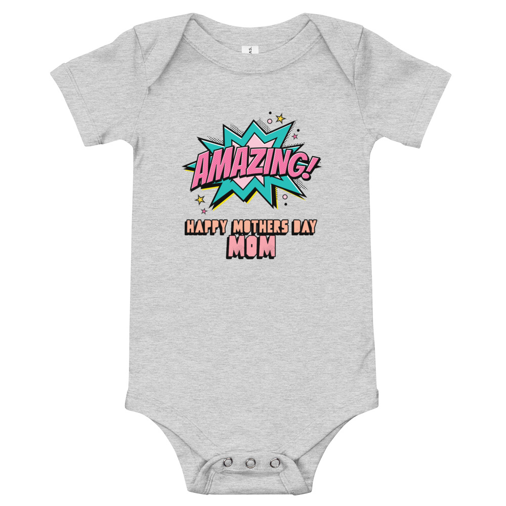 Amazing Mother's Day - Baby short sleeve one piece - Image 2