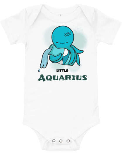 Little Aquarius - light Baby short sleeve one piece