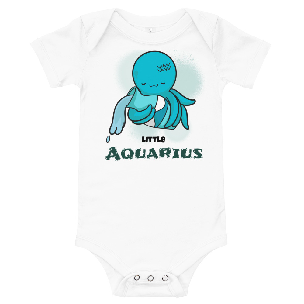 Little Aquarius - light Baby short sleeve one piece