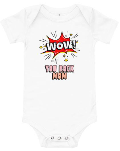 You Rock Mom - Baby short sleeve one piece