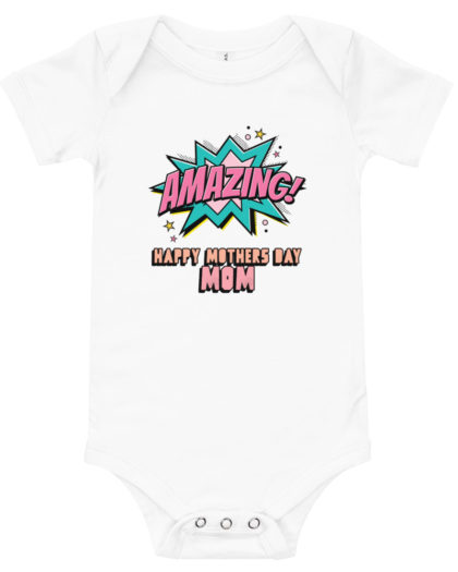 Amazing Mother's Day - Baby short sleeve one piece
