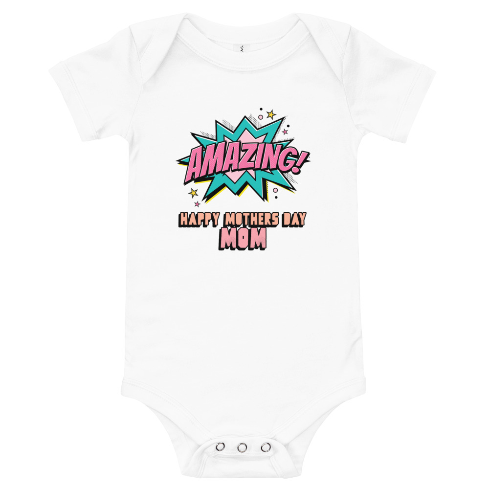 Amazing Mother's Day - Baby short sleeve one piece