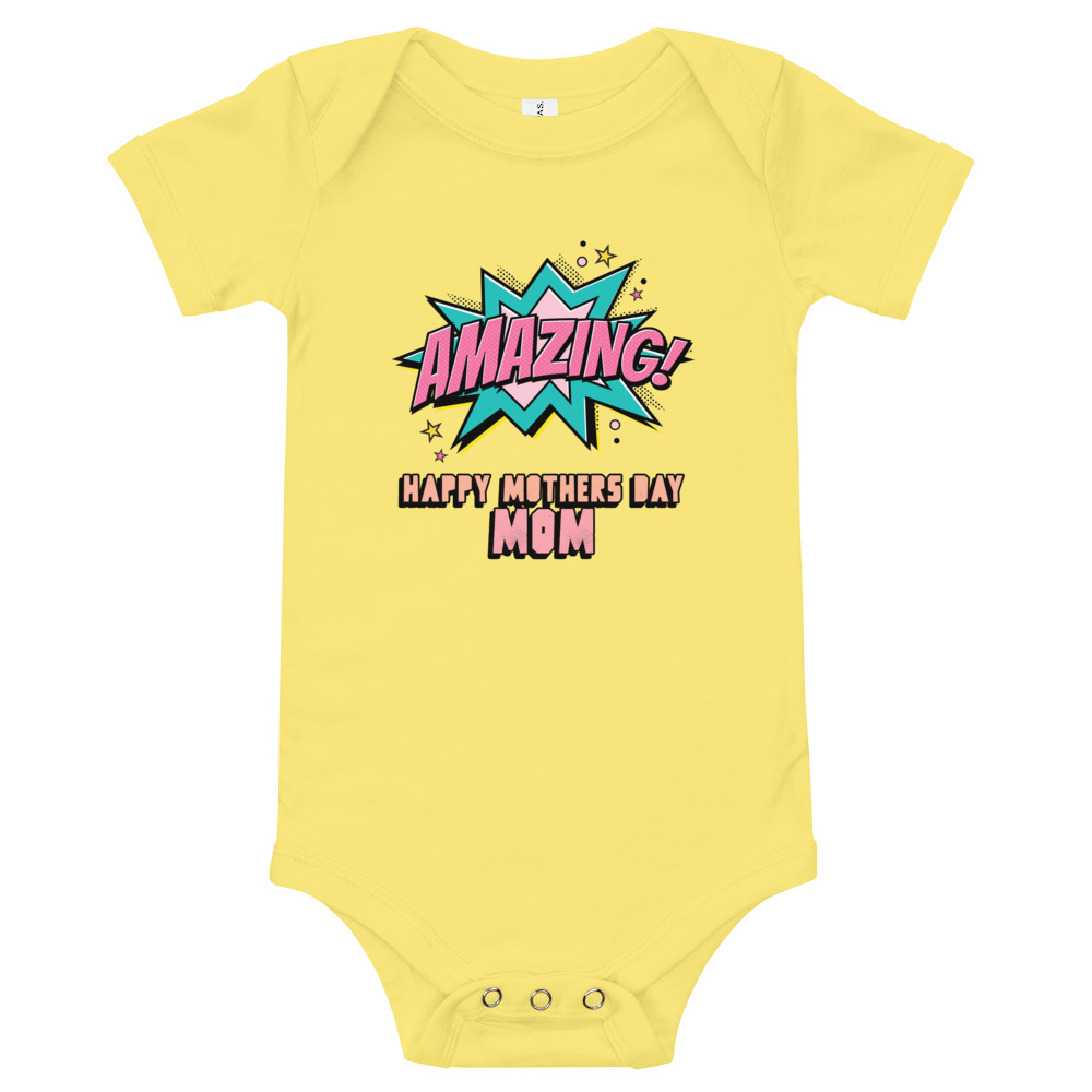 Amazing Mother's Day - Baby short sleeve one piece - Image 4