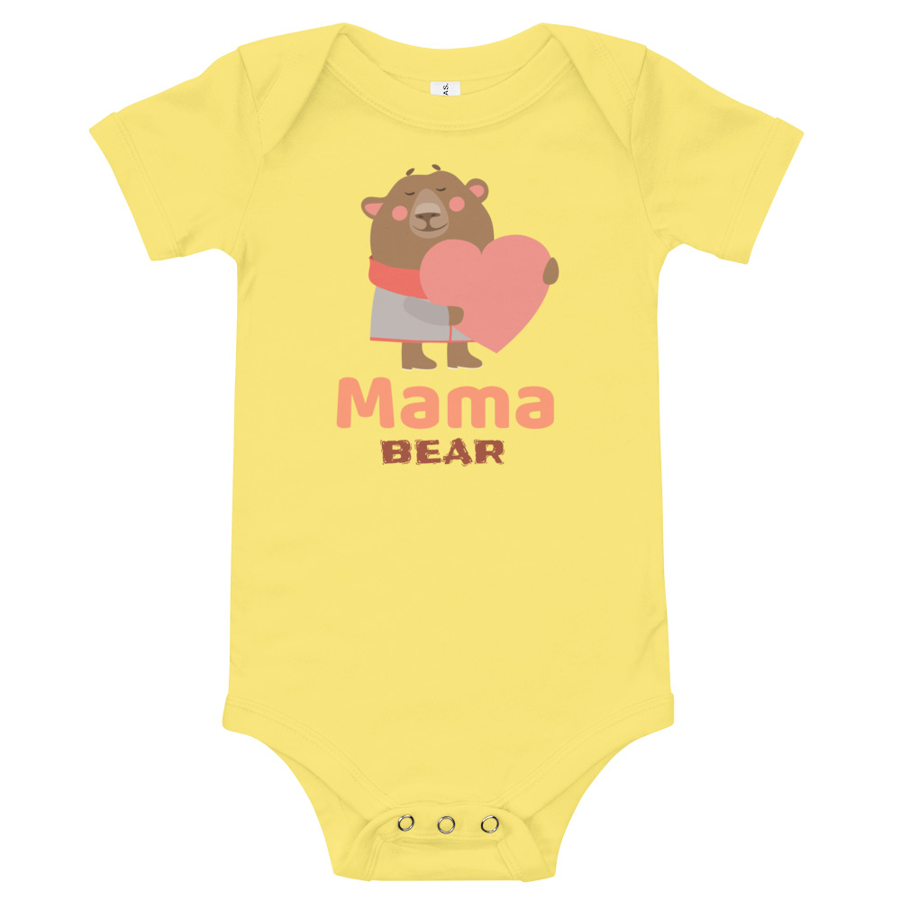 Mama Bear - Baby short sleeve one piece - Image 4