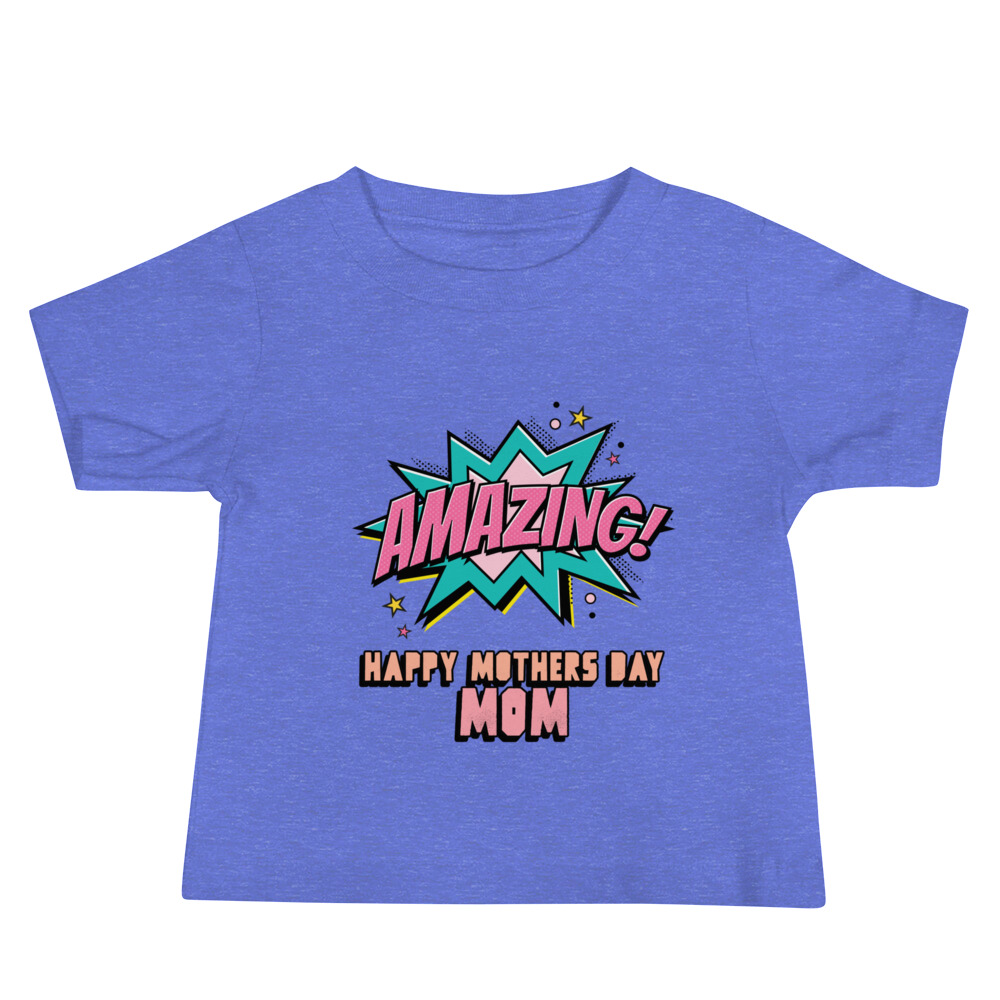 Amazing Mother's Day - Baby Jersey Short Sleeve Tee - Image 2